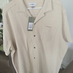 Target Goodfellow & Co Men's Beige Button Down Shirt